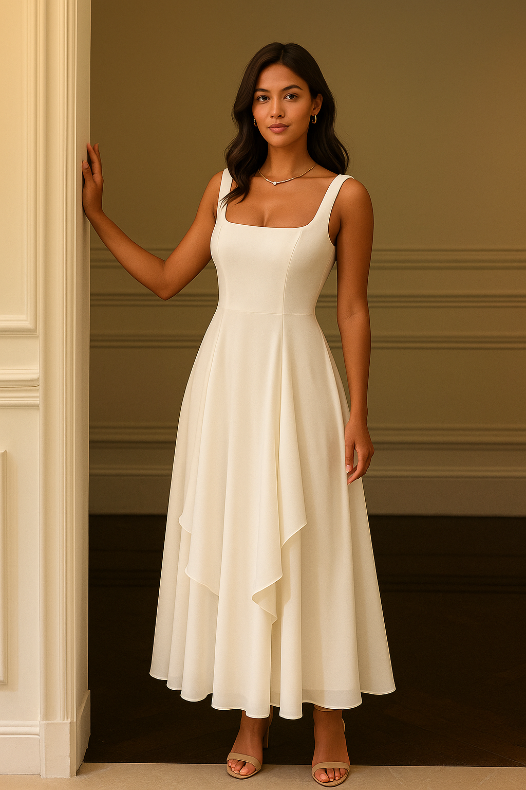 Vestido Corte A Slim