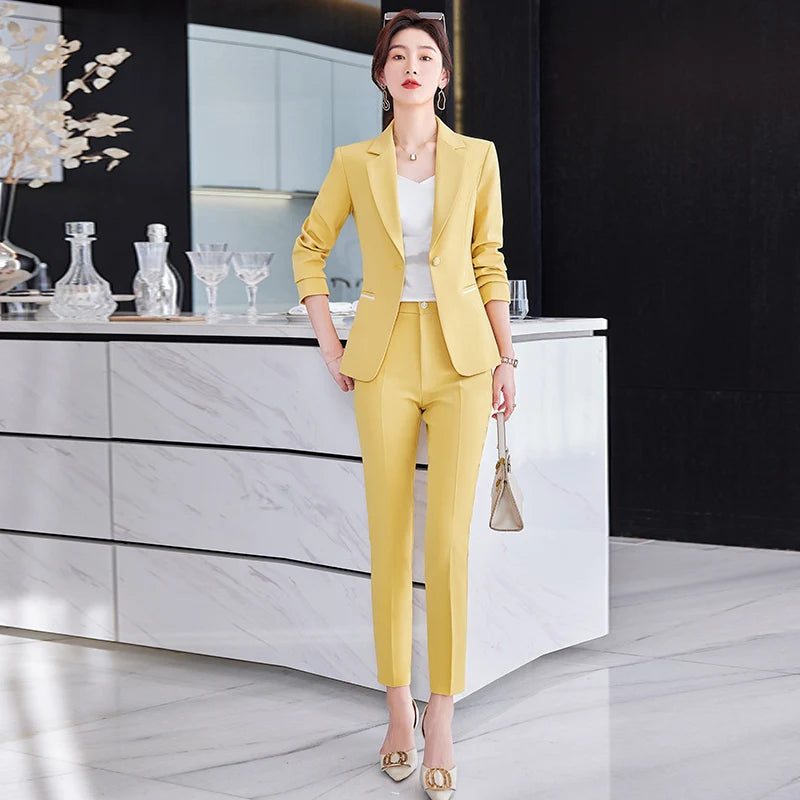High Quality Business Office Design Suit Suit Pantsuit