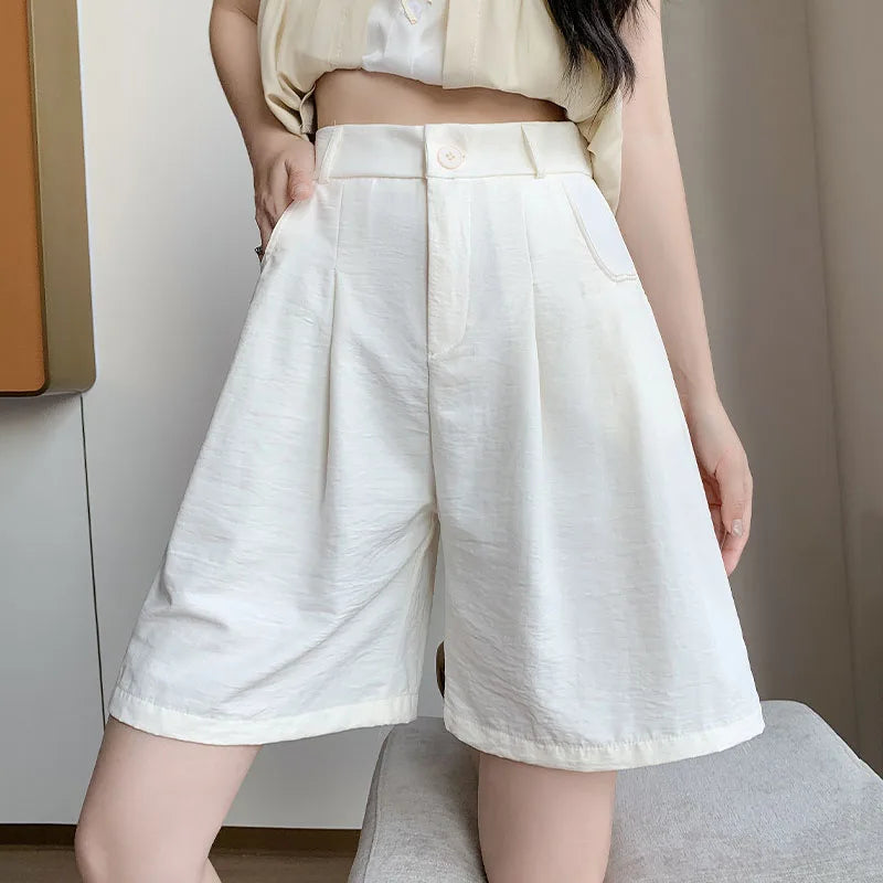 Shorts de cintura alta sueltos