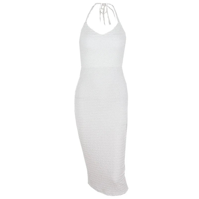 Vestido largo sin mangas