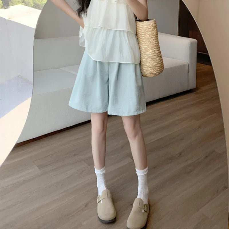 Shorts de cintura alta sueltos