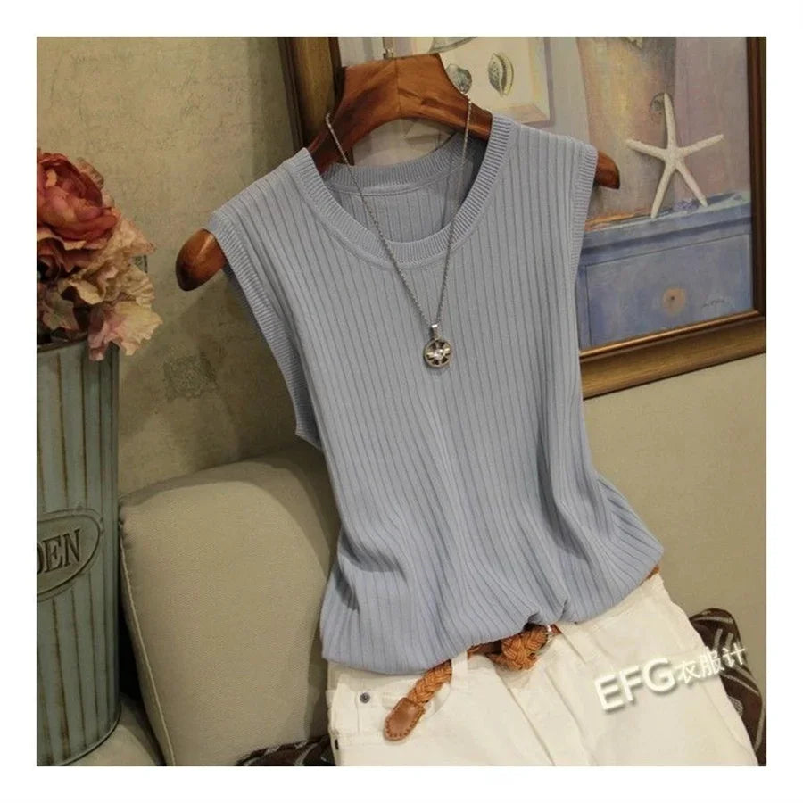 Blusa de Verano Sin Mangas