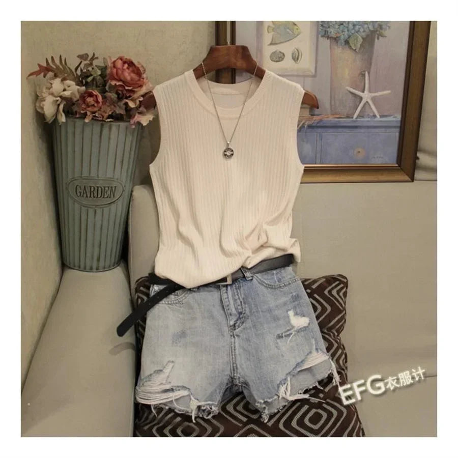 Blusa de Verano Sin Mangas